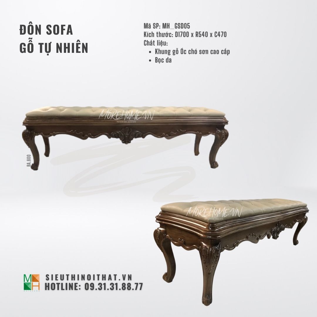sĐôn sofa gỗ tự nhiên MH_GSD05